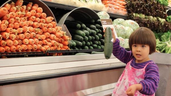 Grocery Shopping with 3-Year-Old Twins